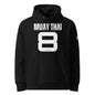 Muay Thai Premium Hoodie - Black_AO8