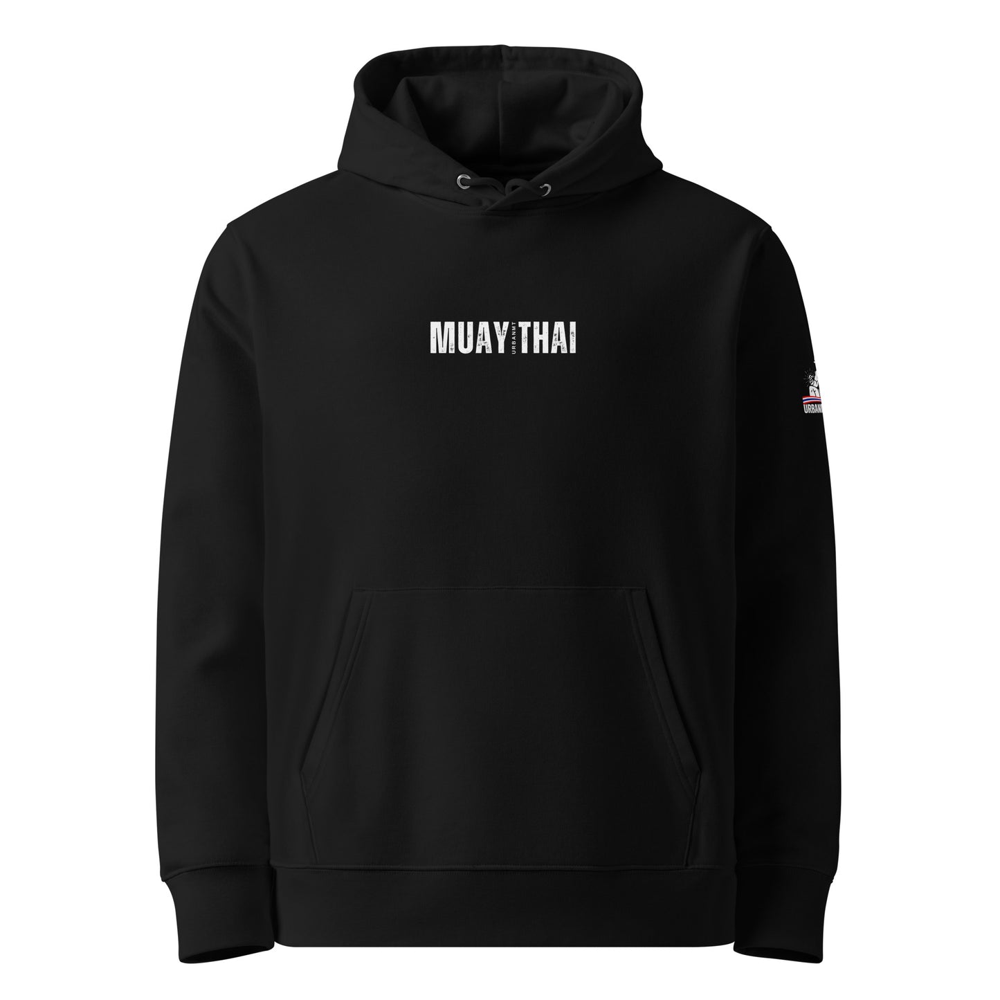 Muay Thai Premium Hoodie - Black_MTUMT