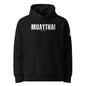 Muay Thai Premium Hoodie - Black_MTUMTL