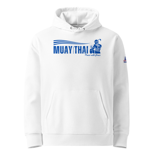 Muay Thai Premium Hoodie - White_HB