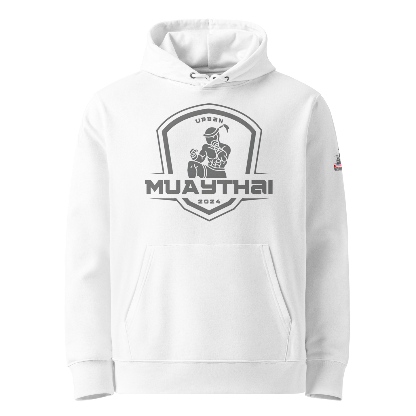 Muay Thai Premium Hoodie - White_L2024