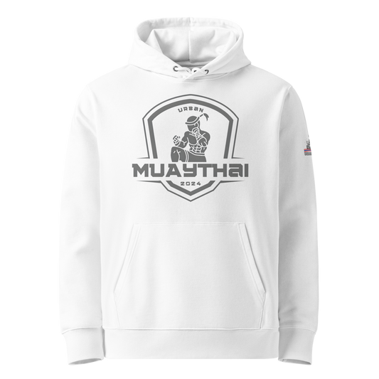 Muay Thai Premium Hoodie - White_L2024