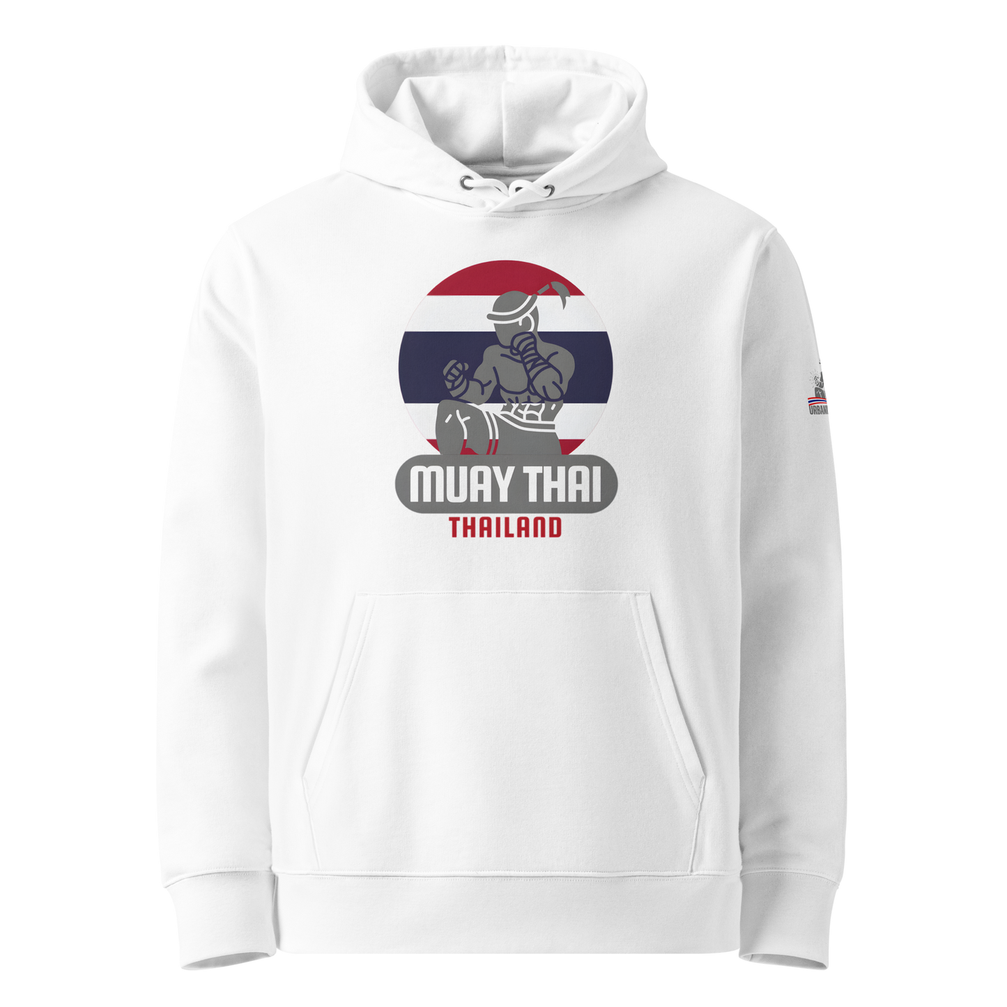 Muay Thai Premium Hoodie - White_RLF