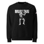 Muay Thai Premium Sweatshirt - Black_F1