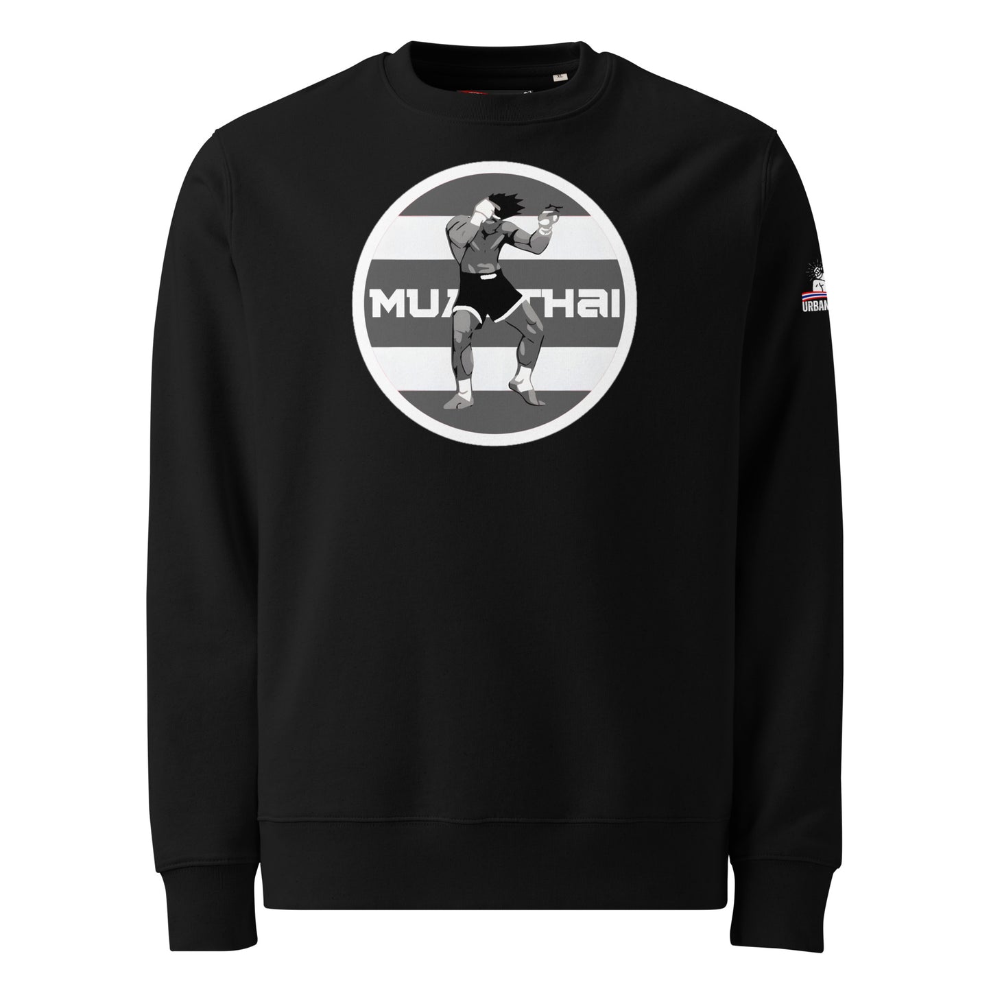 Muay Thai Premium Sweatshirt - Black_RLF1SM