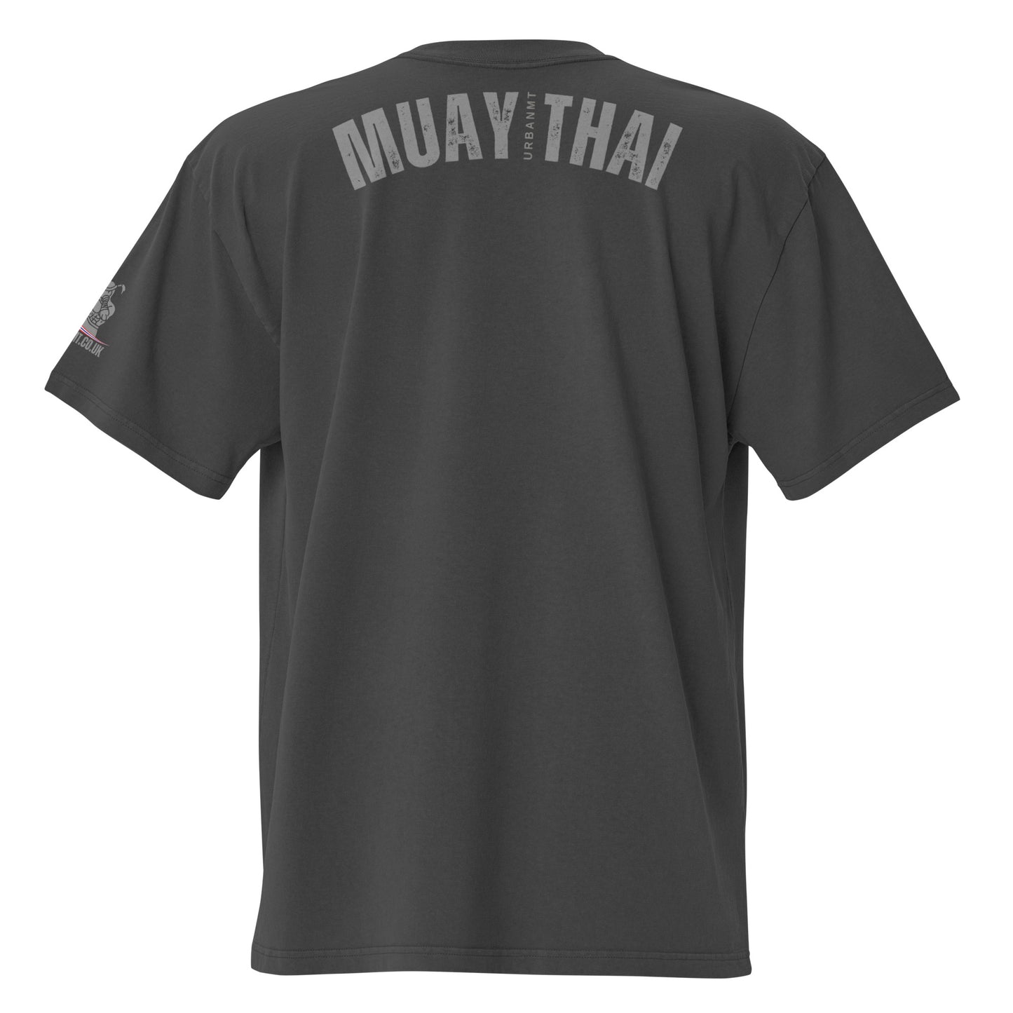 Muay Thai Oversized T - Faded Black_VG