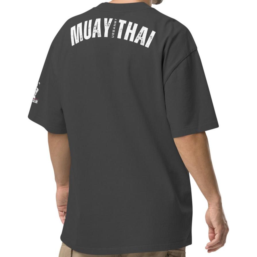 Muay Thai Oversized T - Faded Black_LOS2024