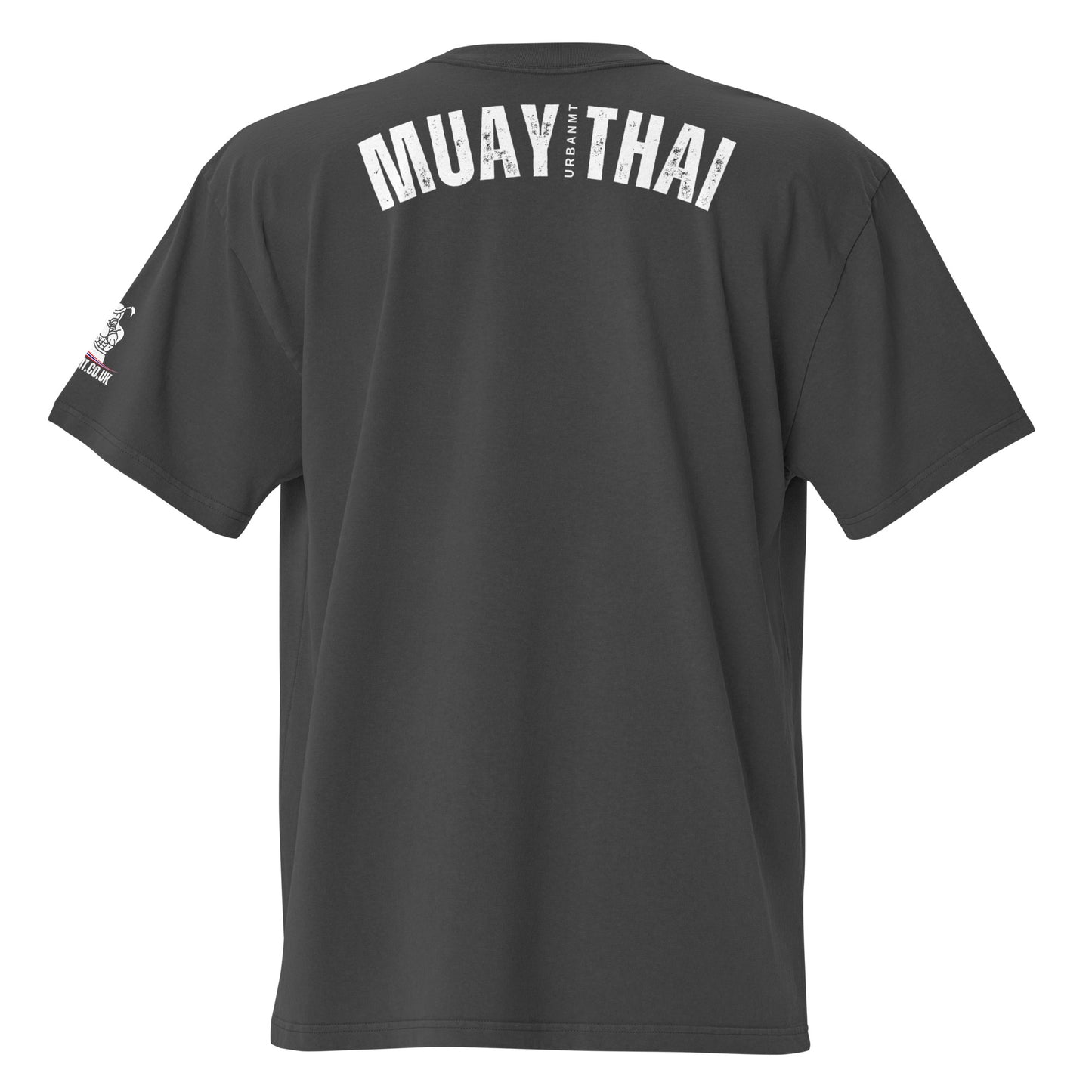 Muay Thai Oversized T - Faded Black_WF1