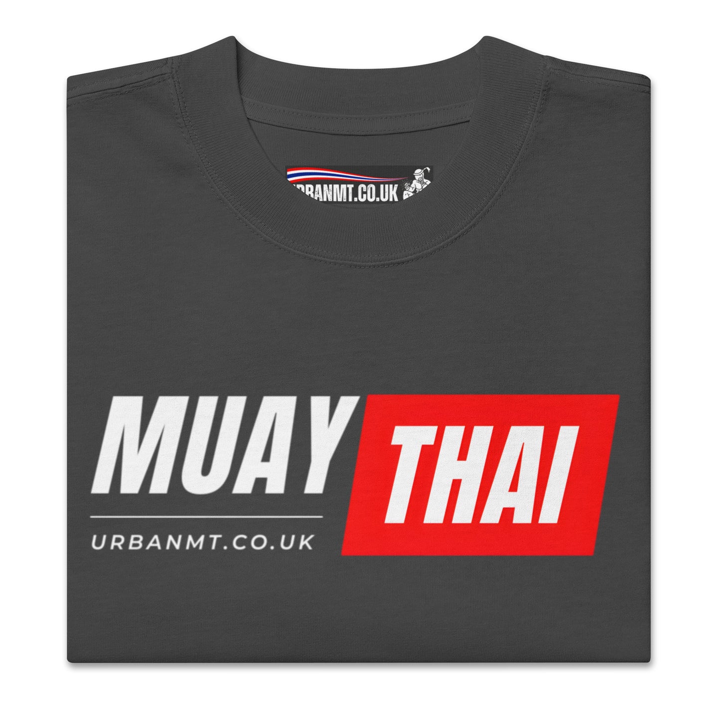 Muay Thai Oversized T - Faded Black_RWL