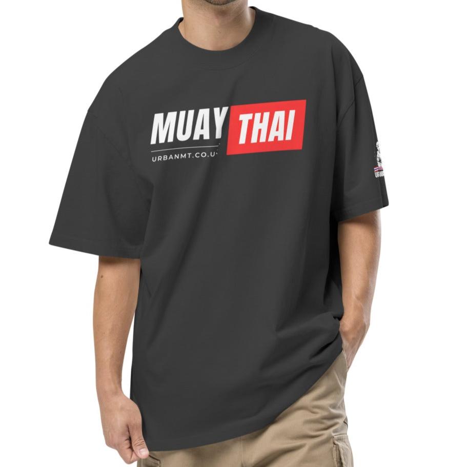 Muay Thai Oversized T - Faded Black_RWL