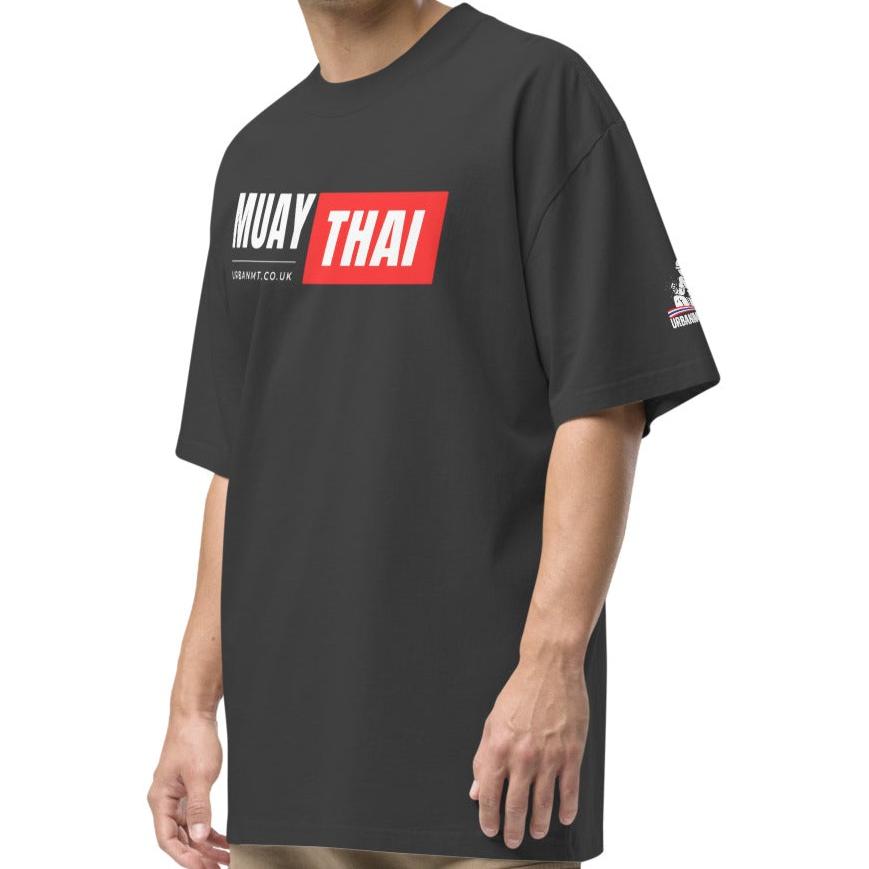 Muay Thai Oversized T - Faded Black_RWL