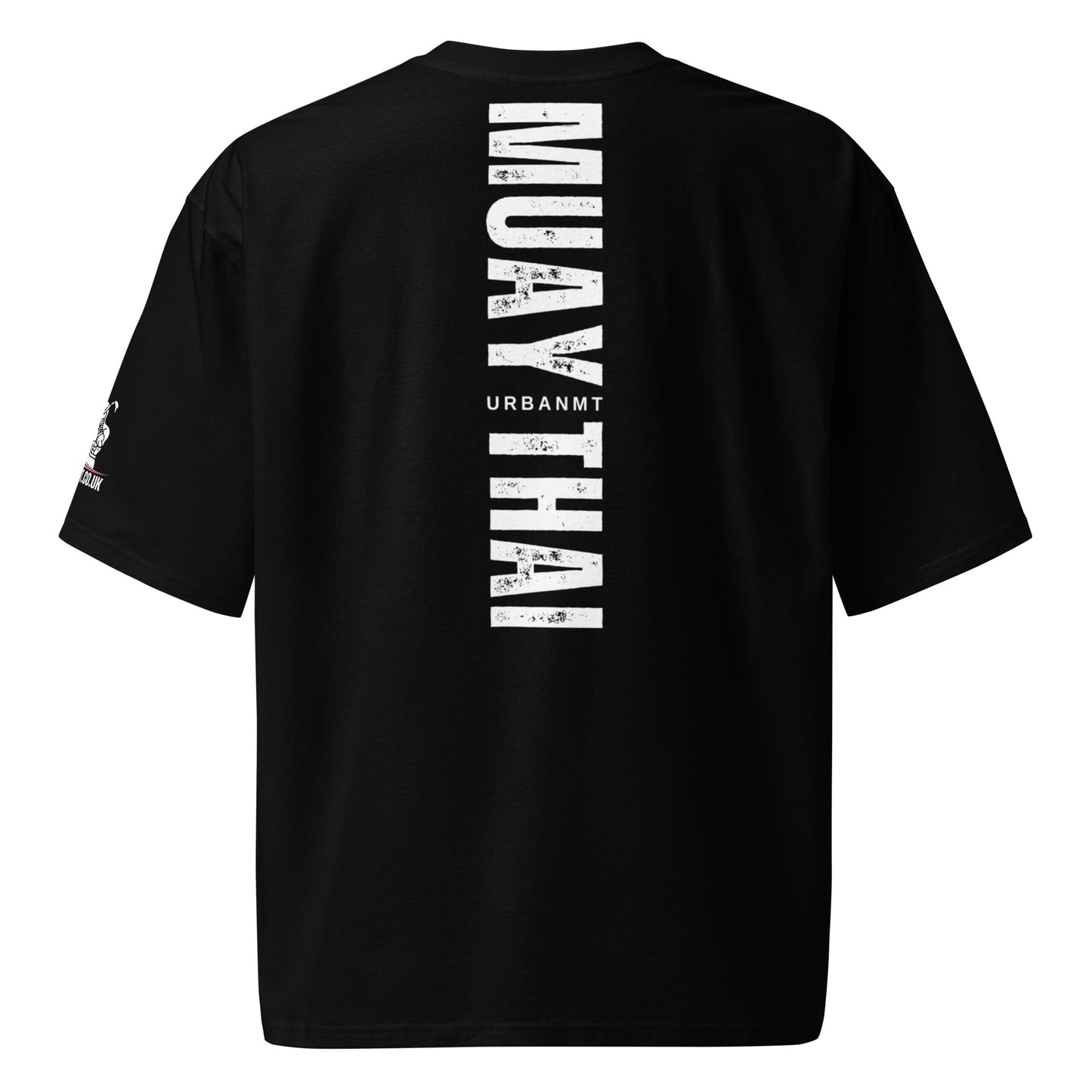 Muay Thai Oversized T-Shirt - Black_MTUMTBV