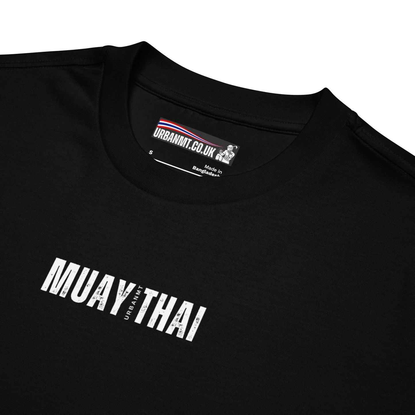 Muay Thai Oversized T-Shirt - Black_MTUMTBV