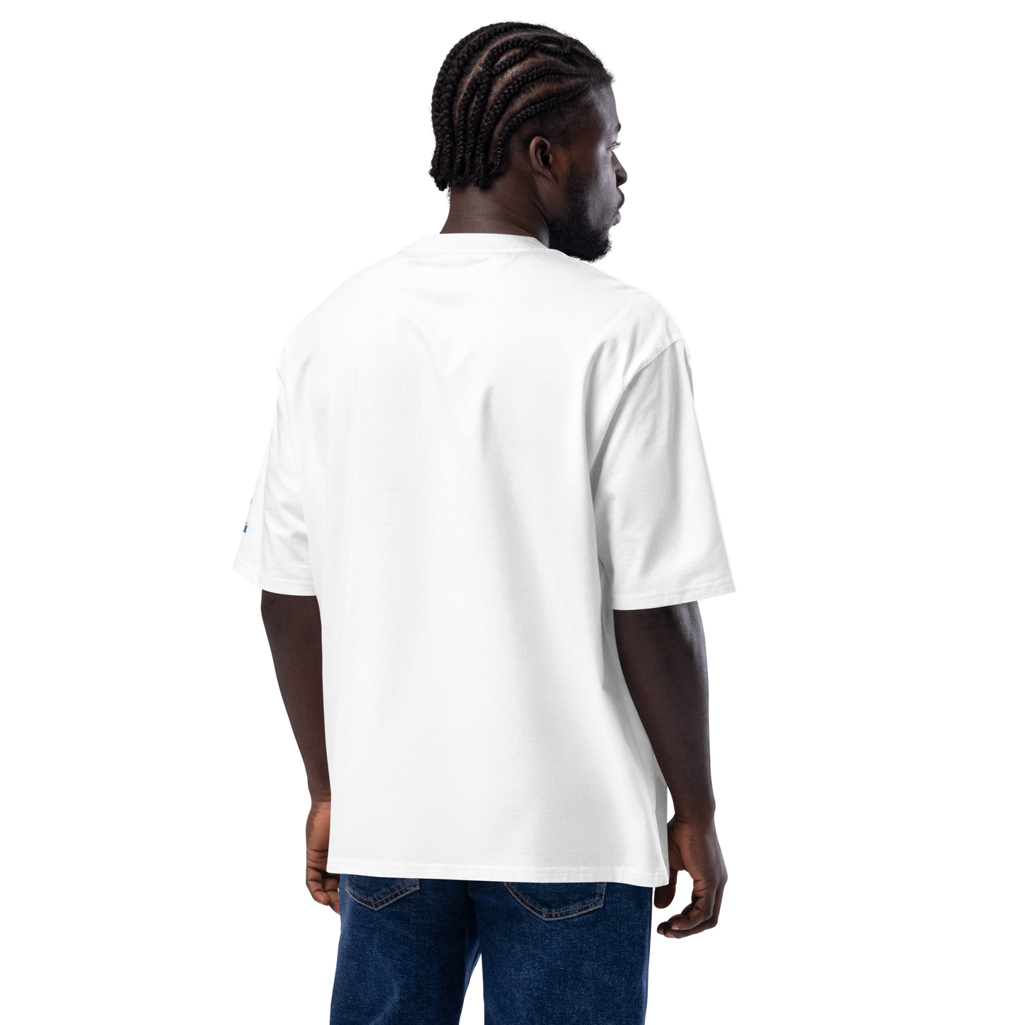 Muay Thai Oversized T-Shirt - White_MTUMTLB