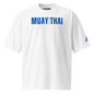 Muay Thai Oversized T-Shirt - White_MTUMTLB