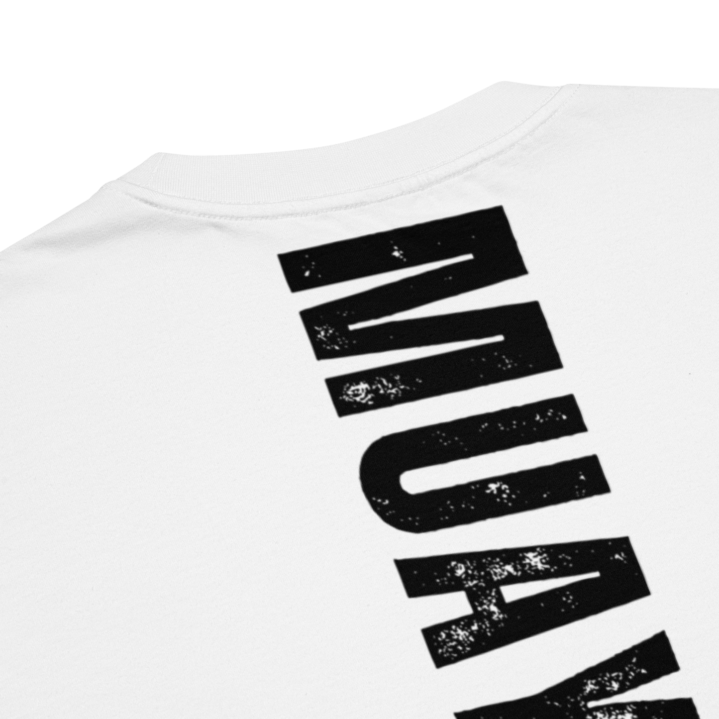 Muay Thai Oversized T-Shirt - White_MTUMTBV