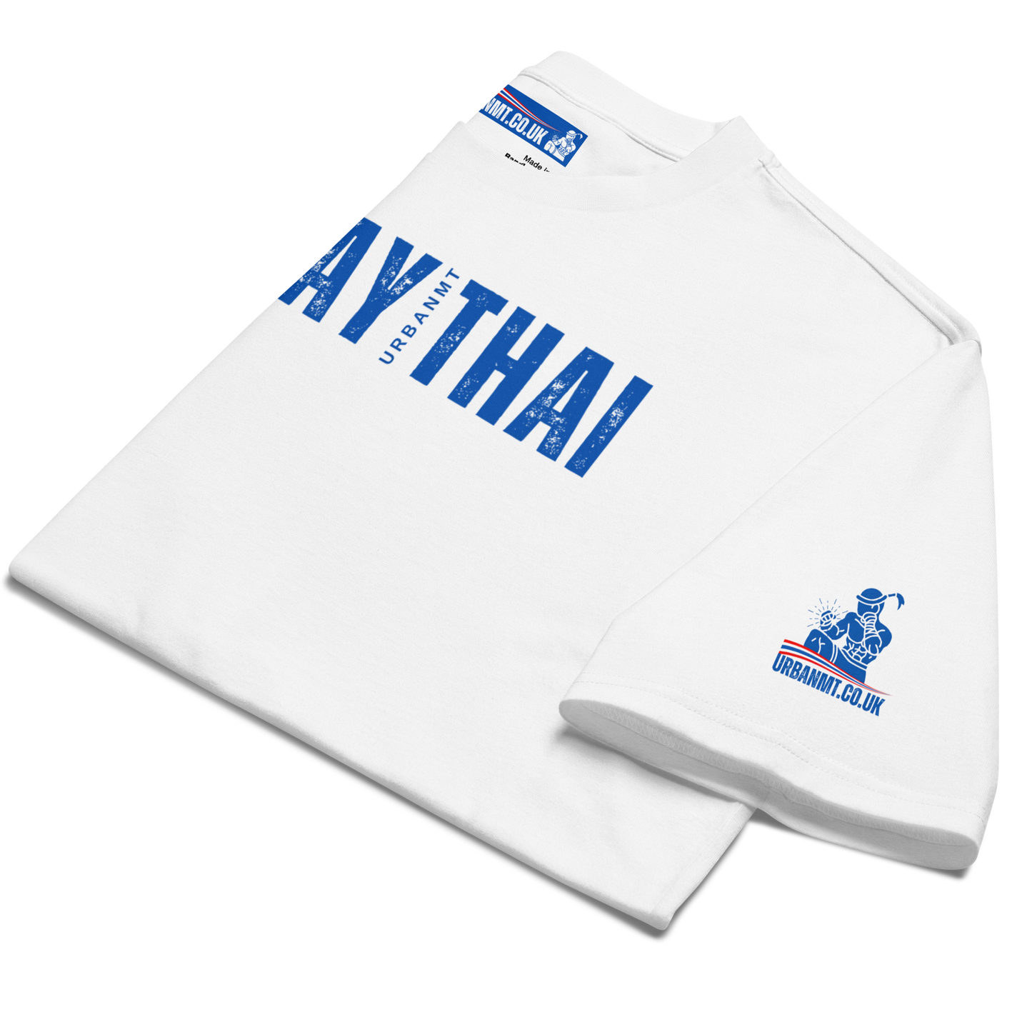 Muay Thai Oversized T-Shirt - White_MTUMTLB