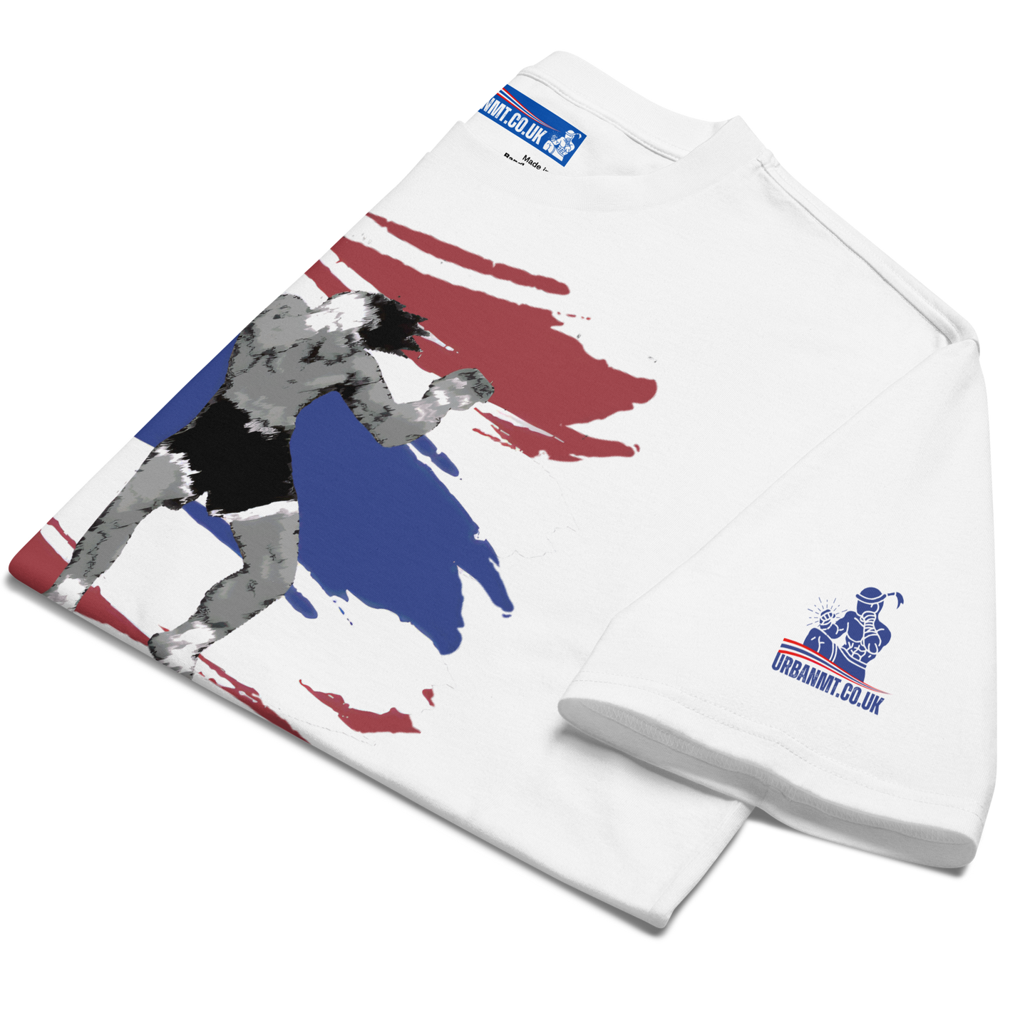 Muay Thai Oversized T-Shirt - White_FPS1