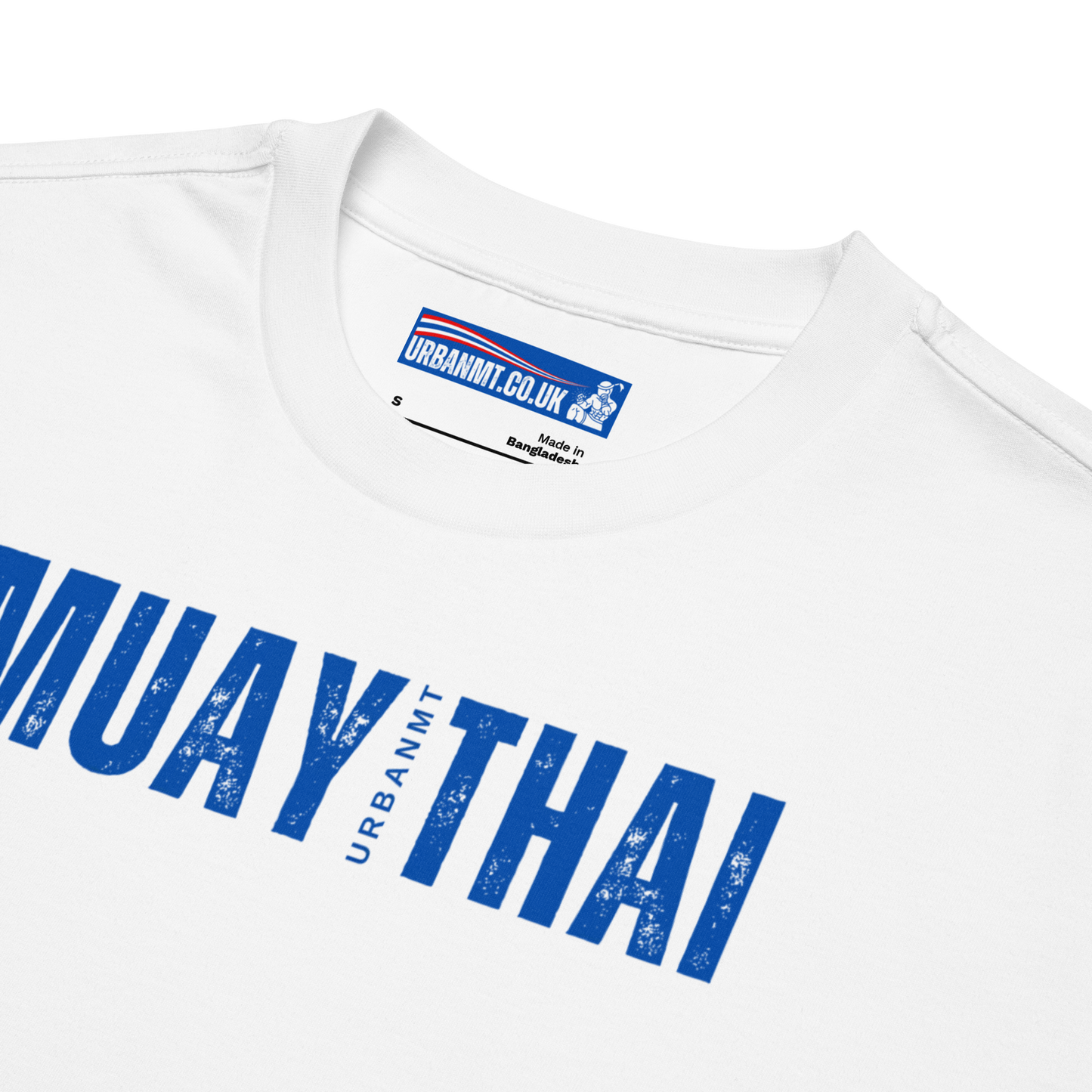 Muay Thai Oversized T-Shirt - White_MTUMTLB