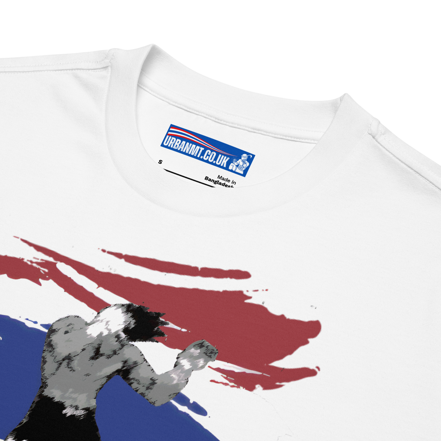 Muay Thai Oversized T-Shirt - White_FPS1