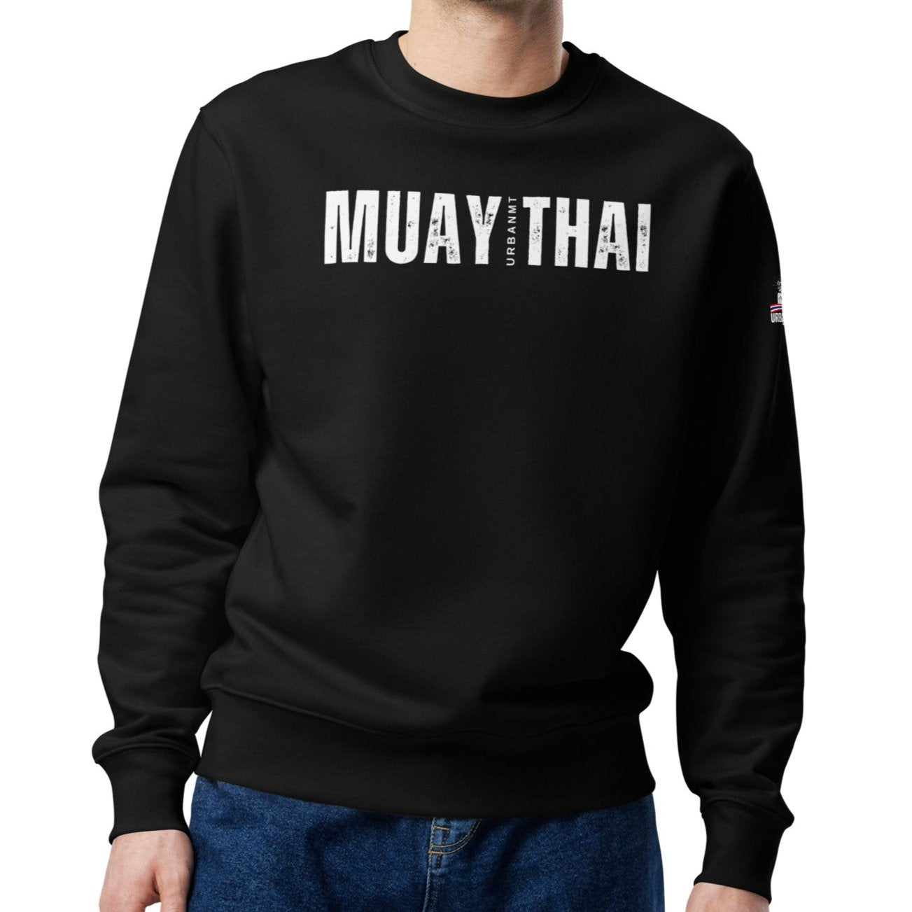 Muay Thai Premium Sweatshirt - Black_MTUMTL