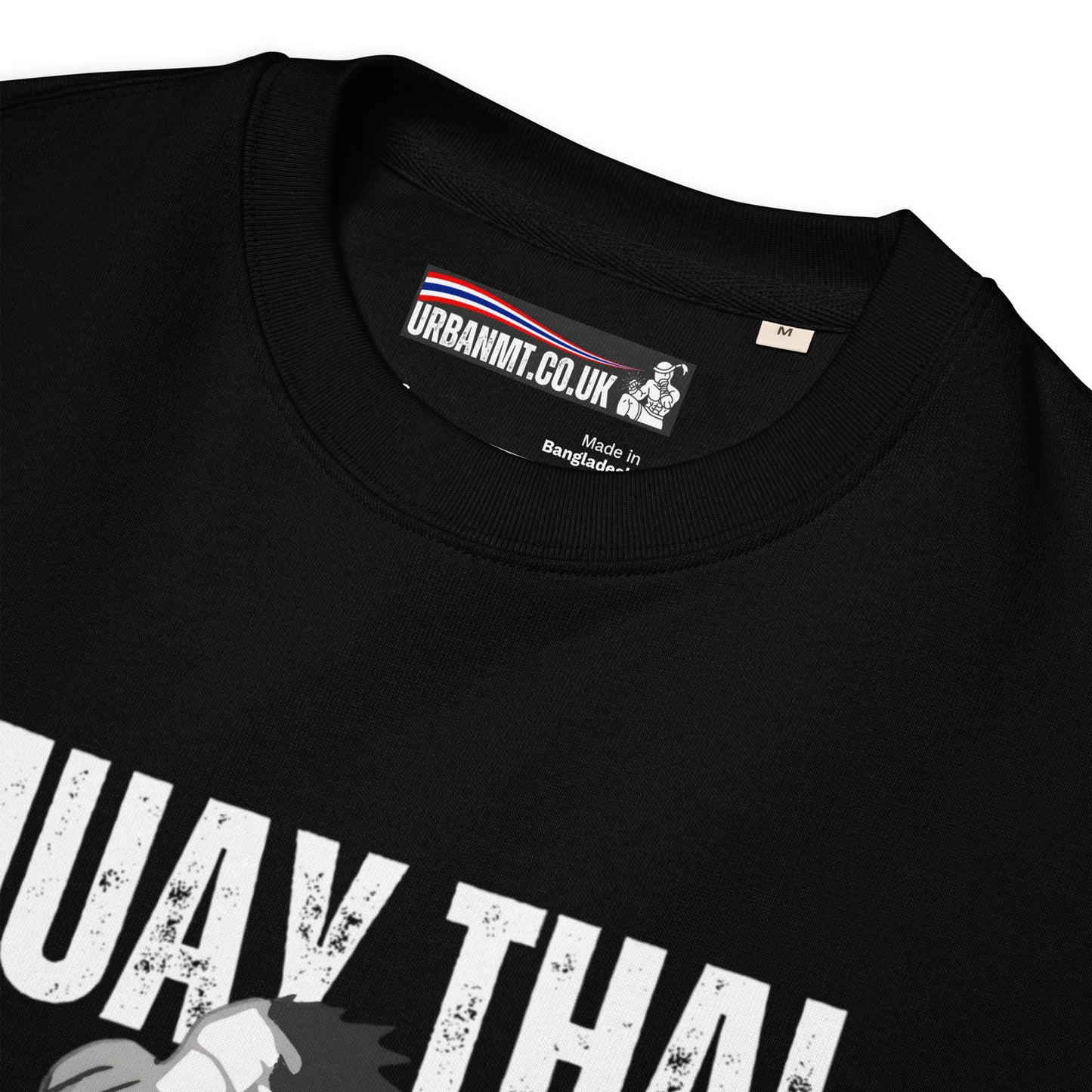 Muay Thai Premium Sweatshirt - Black_F1