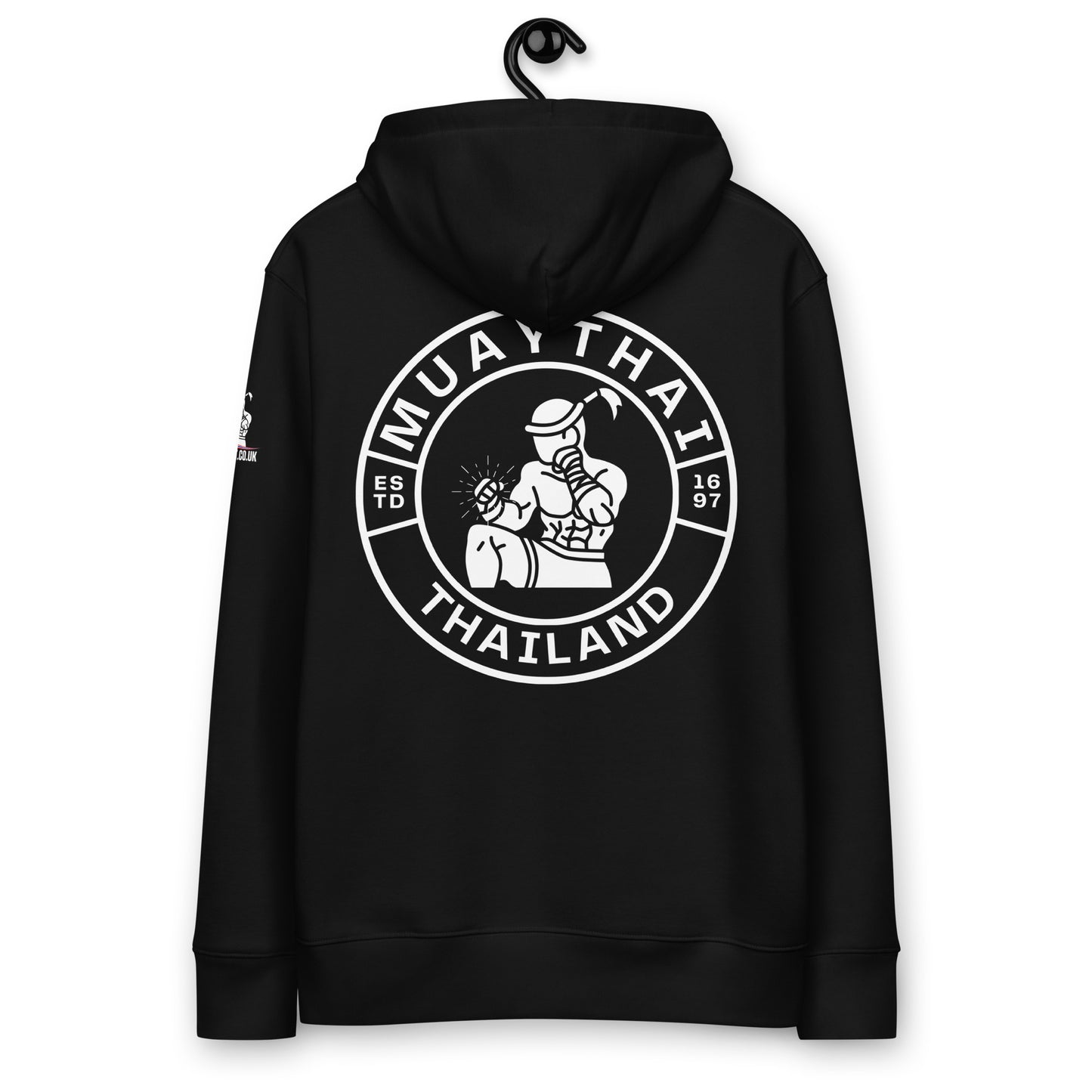 Muay Thai Premium Hoodie - Black_Est1697