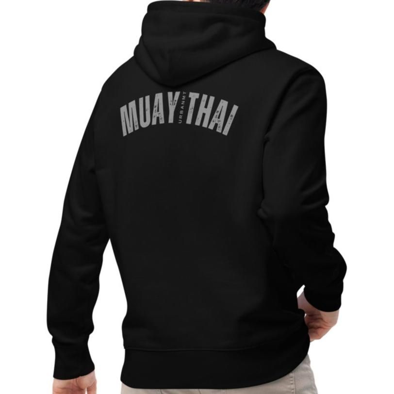 Muay Thai Premium Hoodie - Black_VG