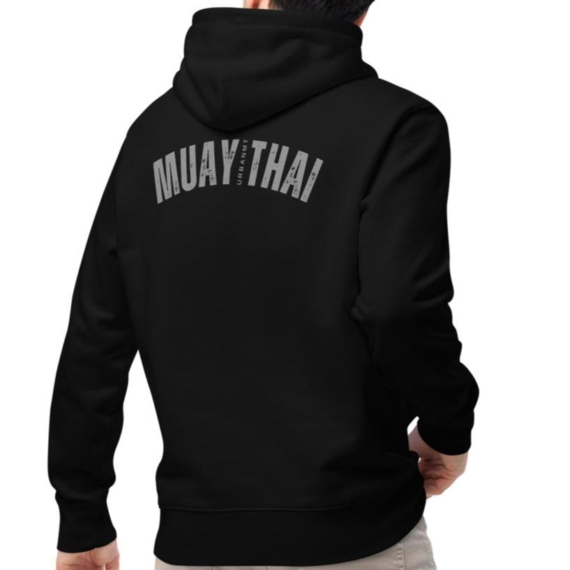 Muay Thai Premium Hoodie - Black_HG