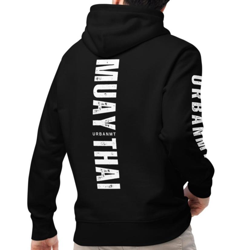 Muay Thai Premium Hoodie - Black_MTUMTBV