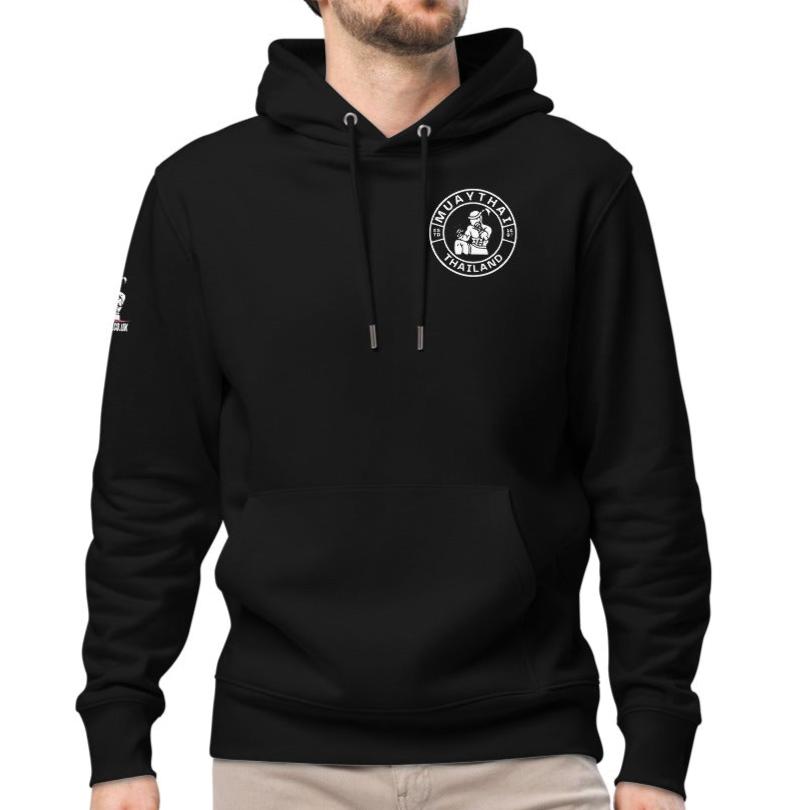 Muay Thai Premium Hoodie - Black_Est1697