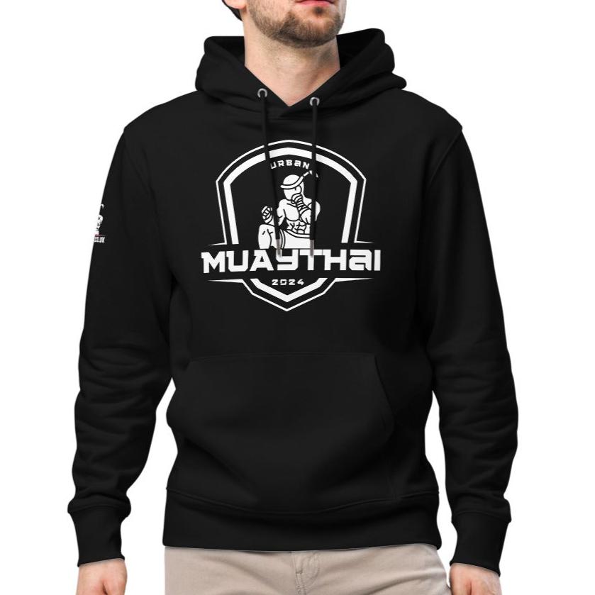 Muay Thai Premium Hoodie - Black_L2024