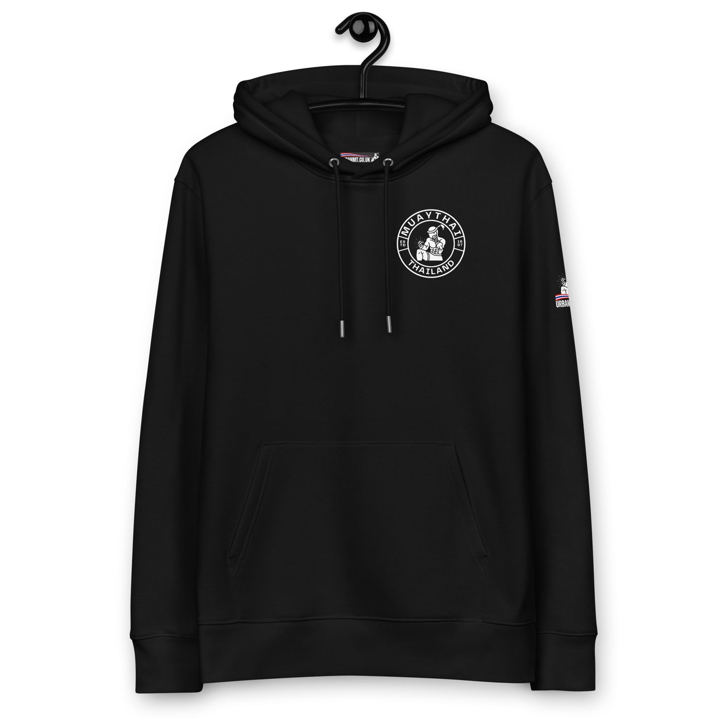 Muay Thai Premium Hoodie - Black_Est1697