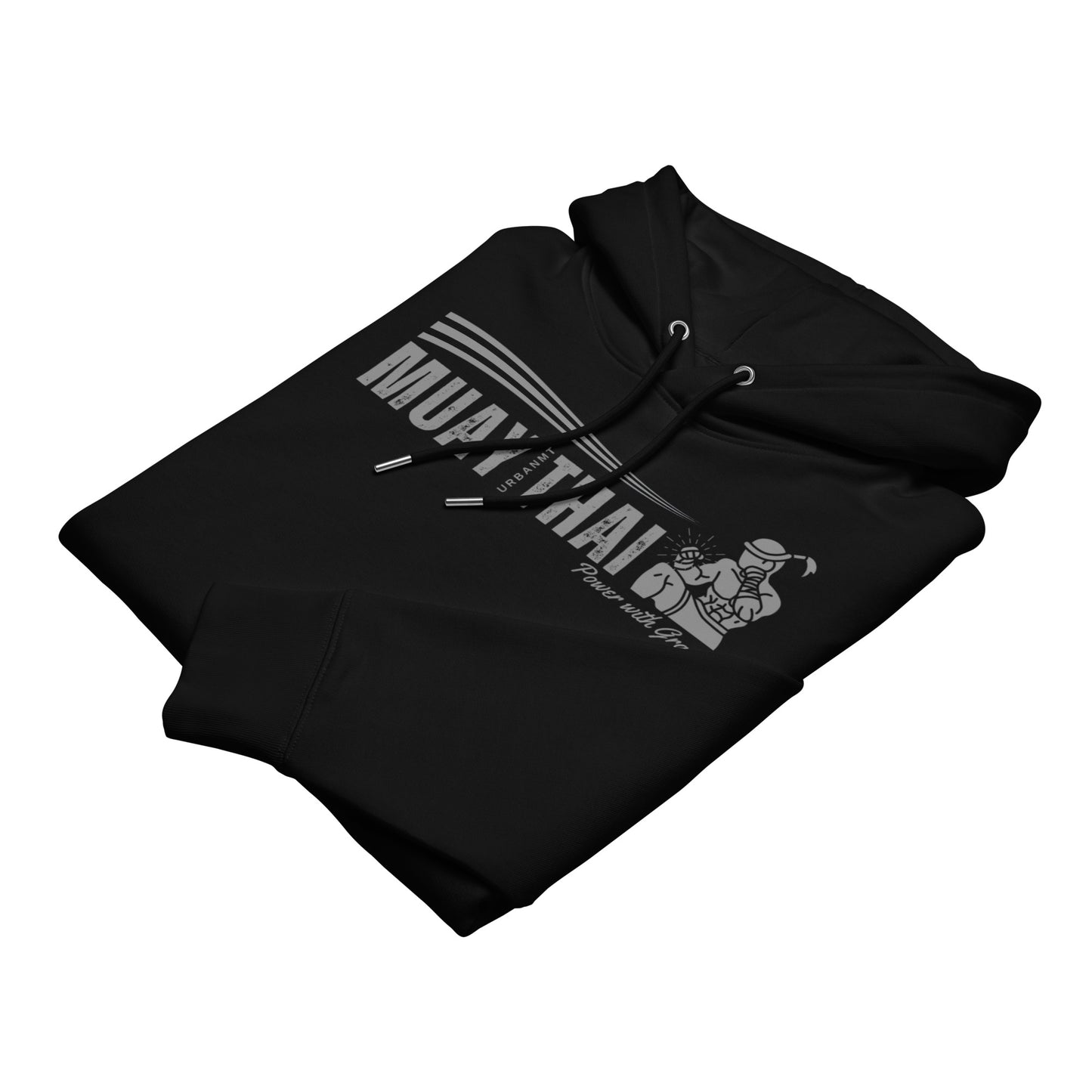 Muay Thai Premium Hoodie - Black_HG