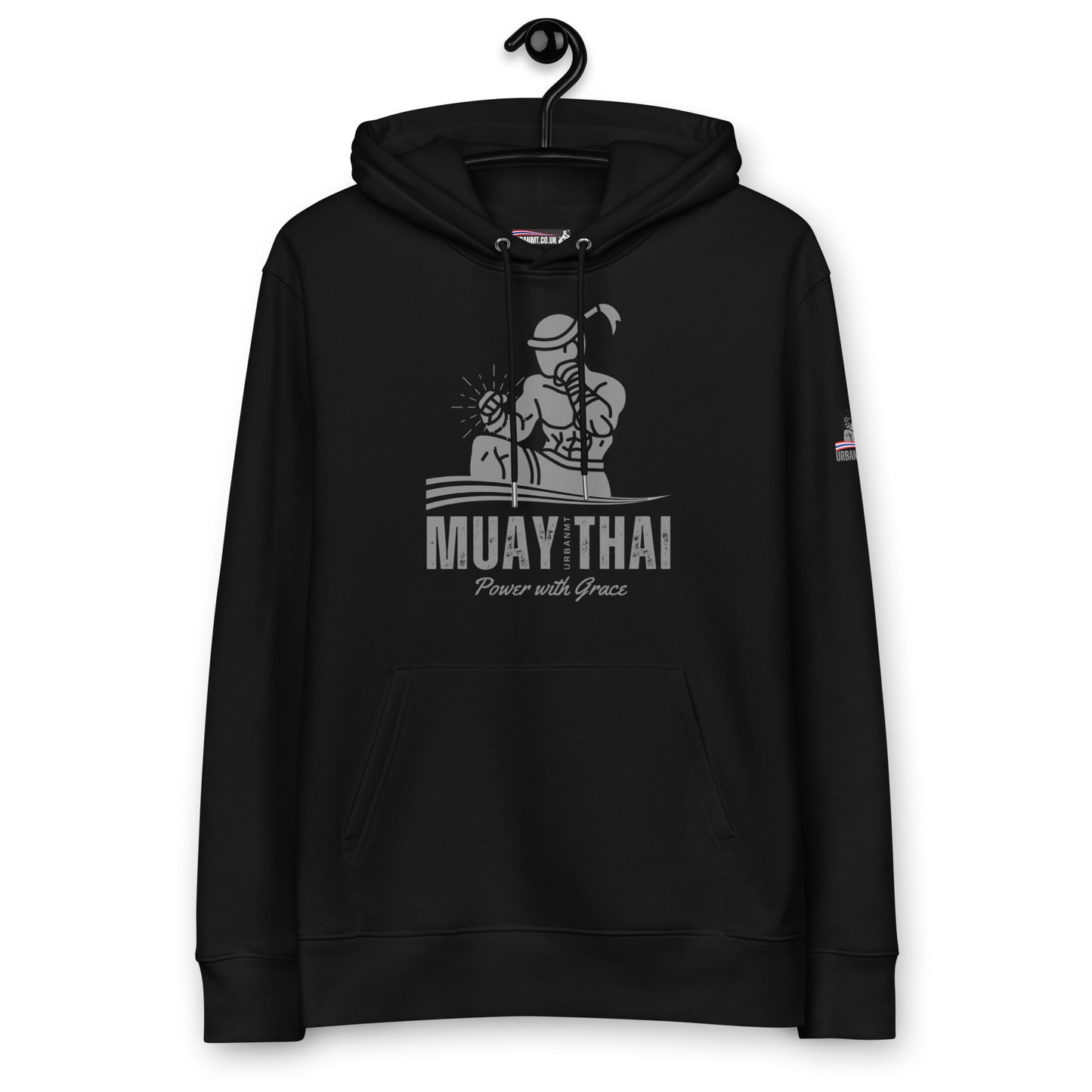 Muay Thai Premium Hoodie - Black_VG