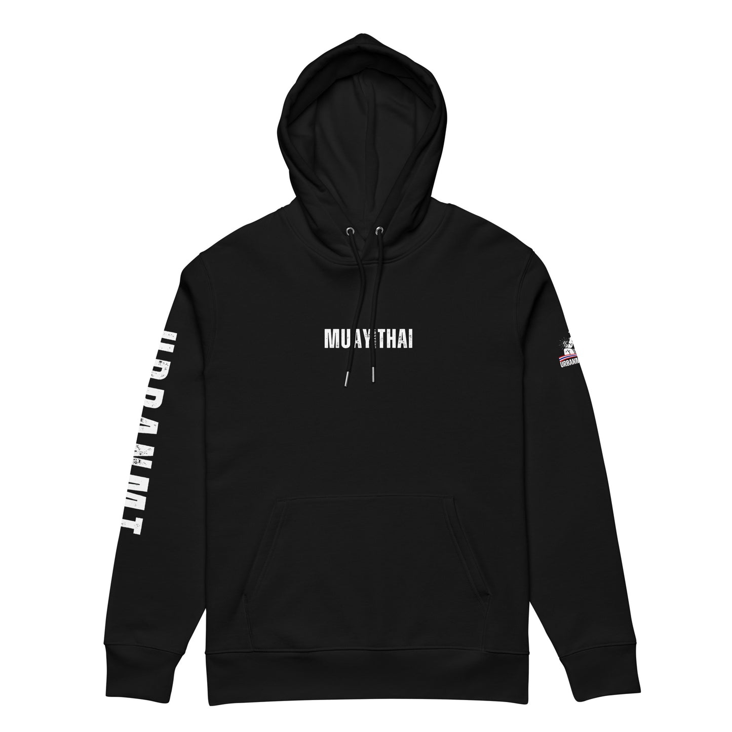 Muay Thai Premium Hoodie - Black_MTUMTBV