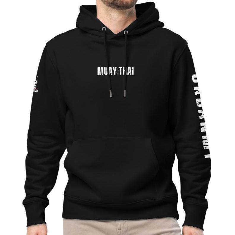 Muay Thai Premium Hoodie - Black_MTUMTBV