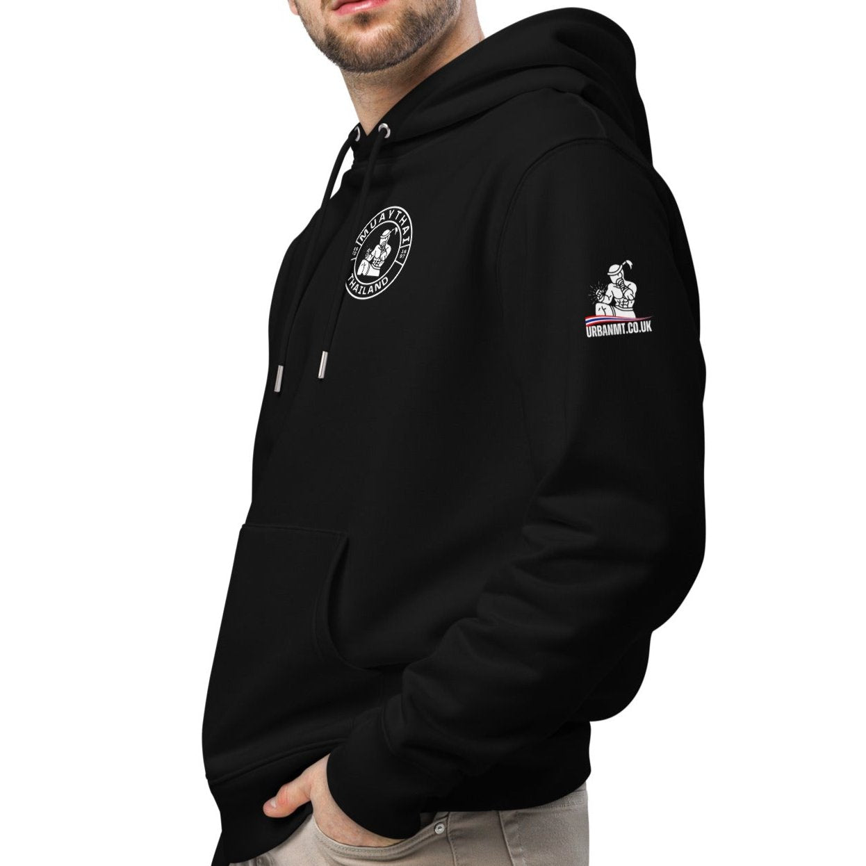 Muay Thai Premium Hoodie - Black_Est1697