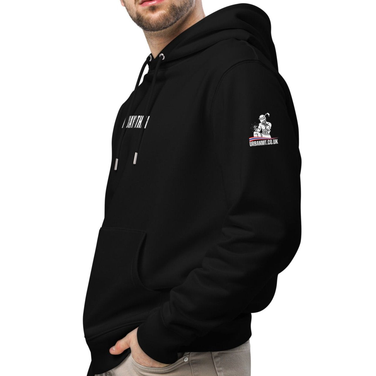 Muay Thai Premium Hoodie - Black_MTUMT