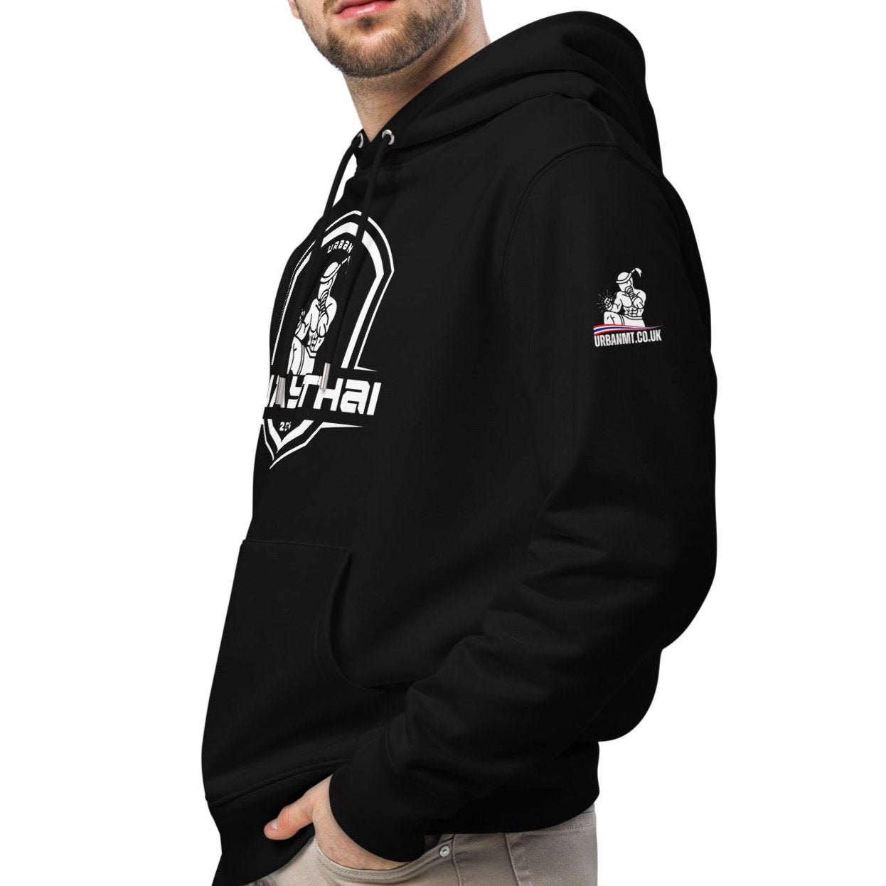 Muay Thai Premium Hoodie - Black_L2024