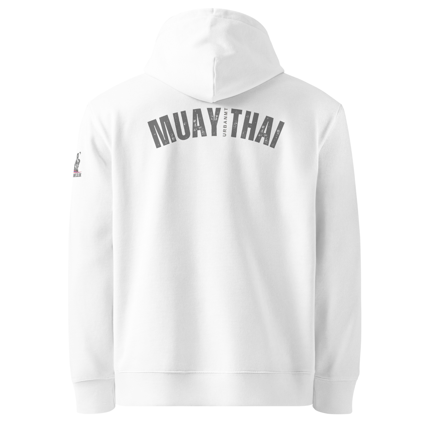 Muay Thai Premium Hoodie - White_VG