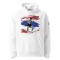 Muay Thai Premium Hoodie - White_FPS1