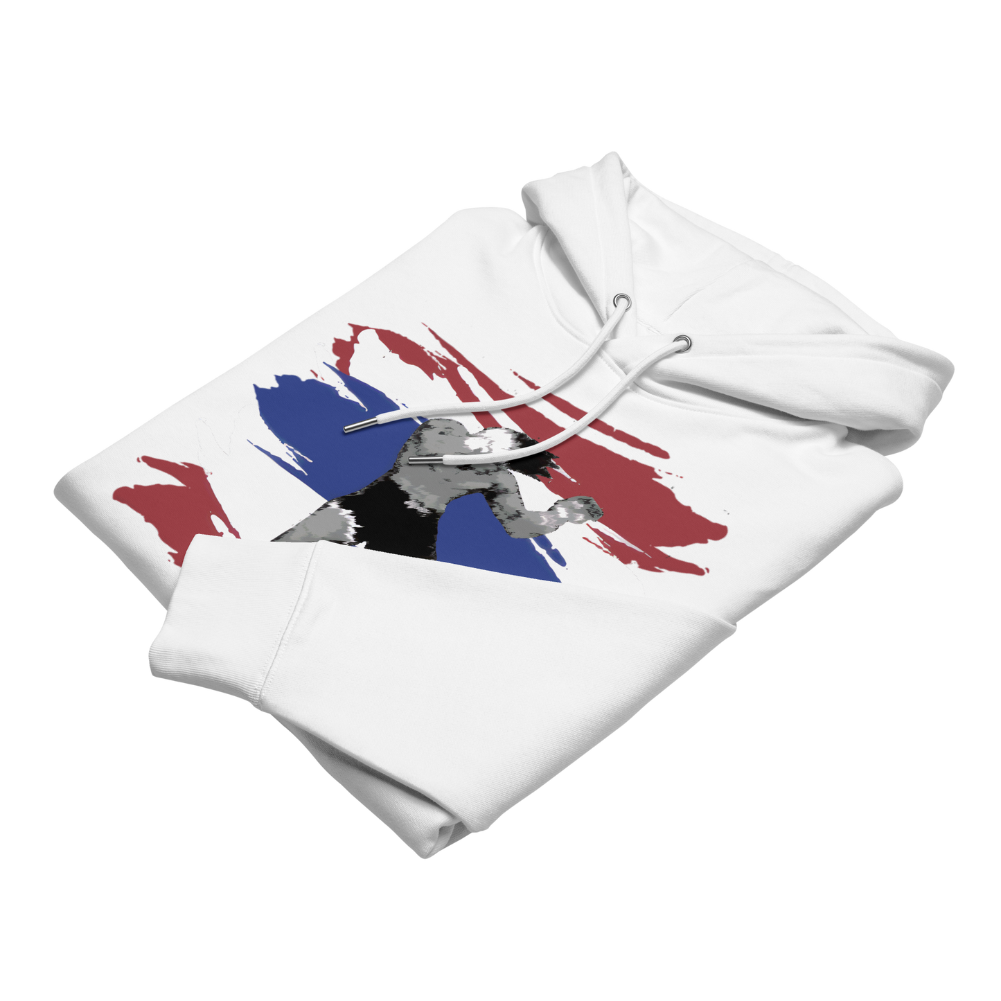 Muay Thai Premium Hoodie - White_FPS1