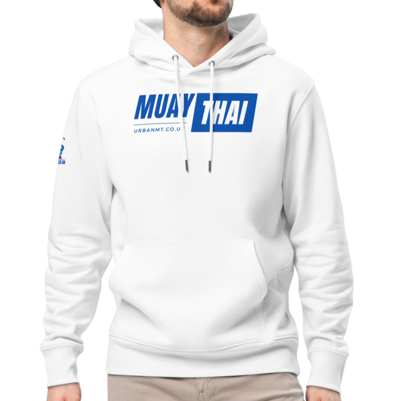 Muay Thai Premium Hoodie - White_BWL