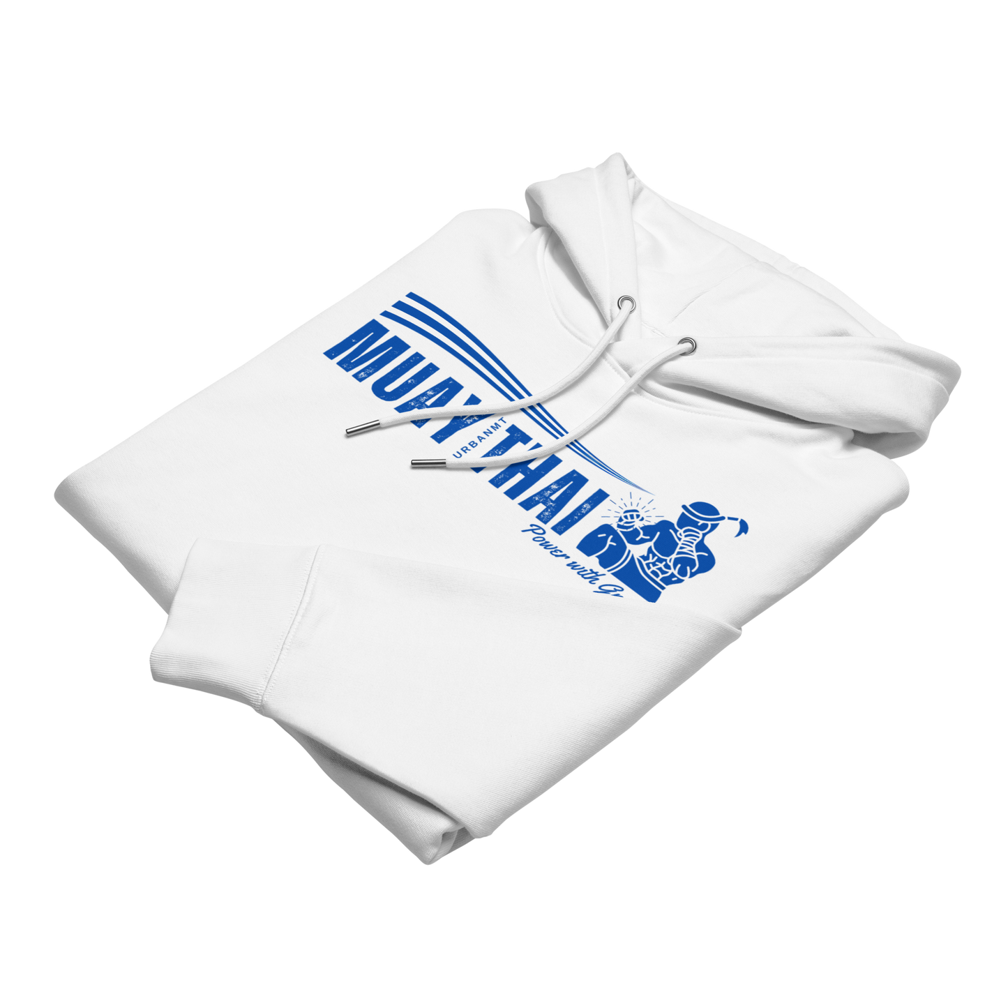 Muay Thai Premium Hoodie - White_HB