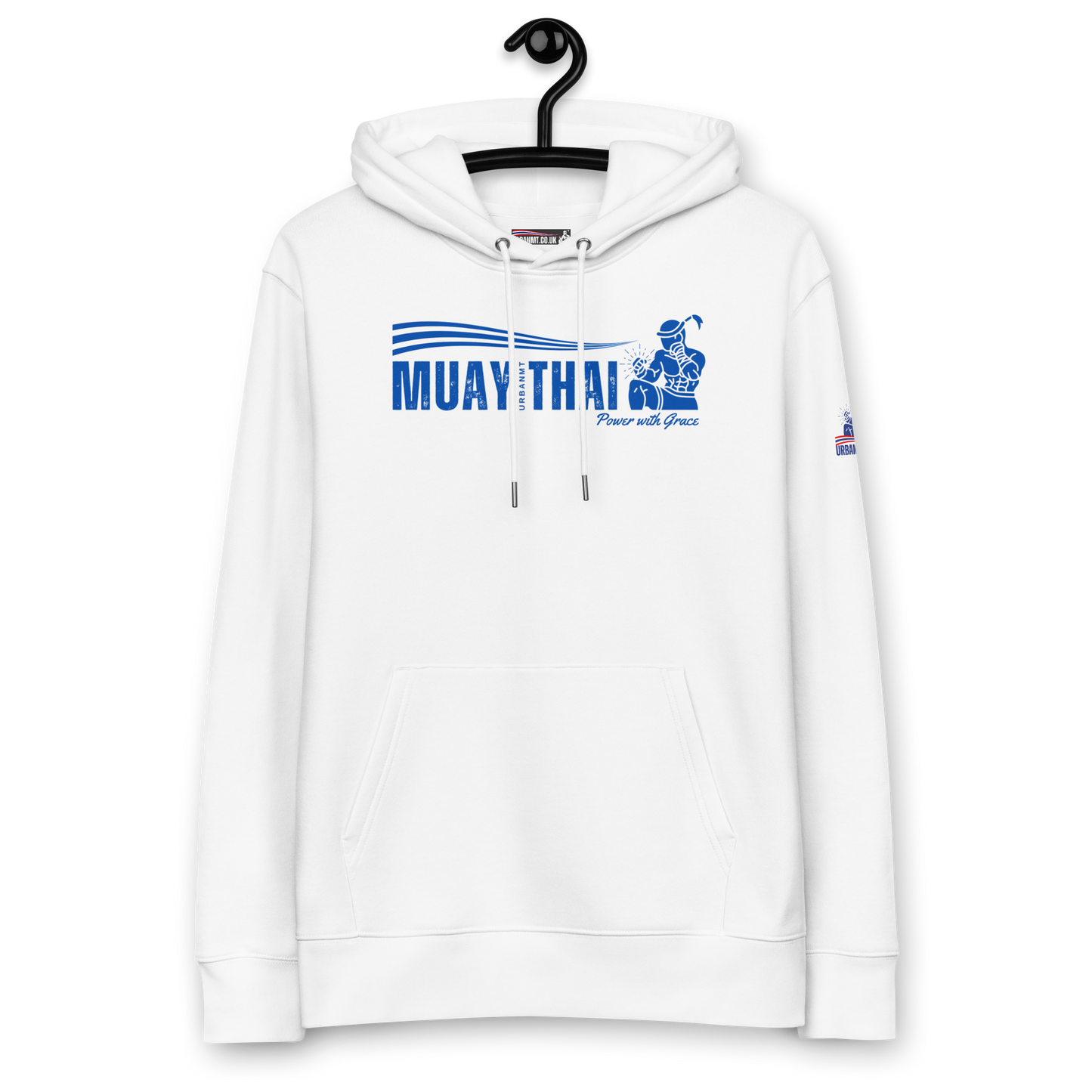 Muay Thai Premium Hoodie - White_HB