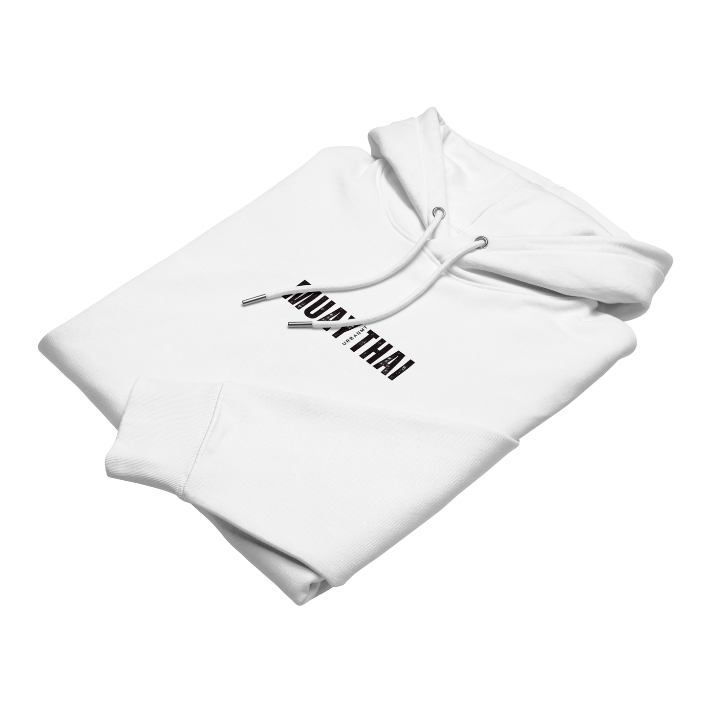 Muay Thai Premium Hoodie - White_MTUMTBV