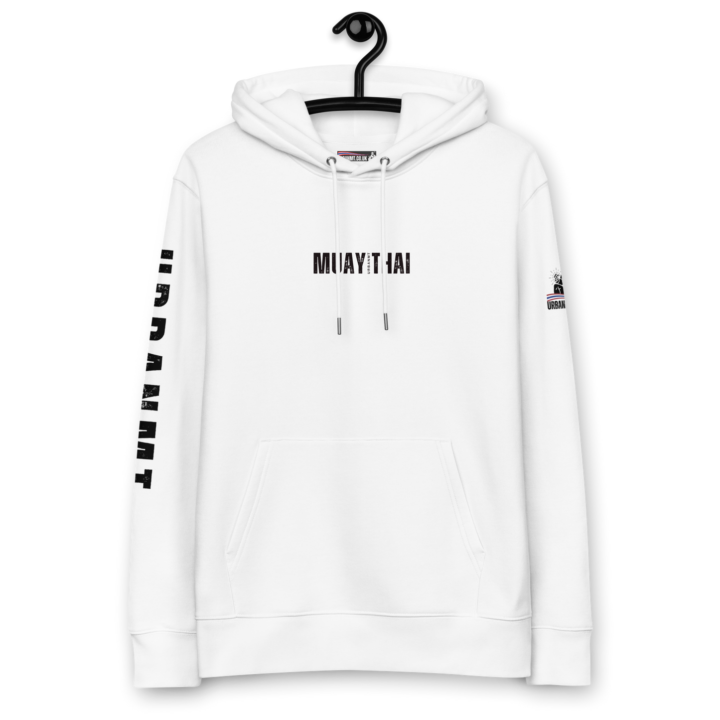 Muay Thai Premium Hoodie - White_MTUMTBV