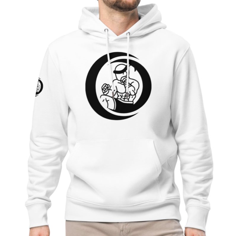 Muay Thai Premium Hoodie - White_MTNL