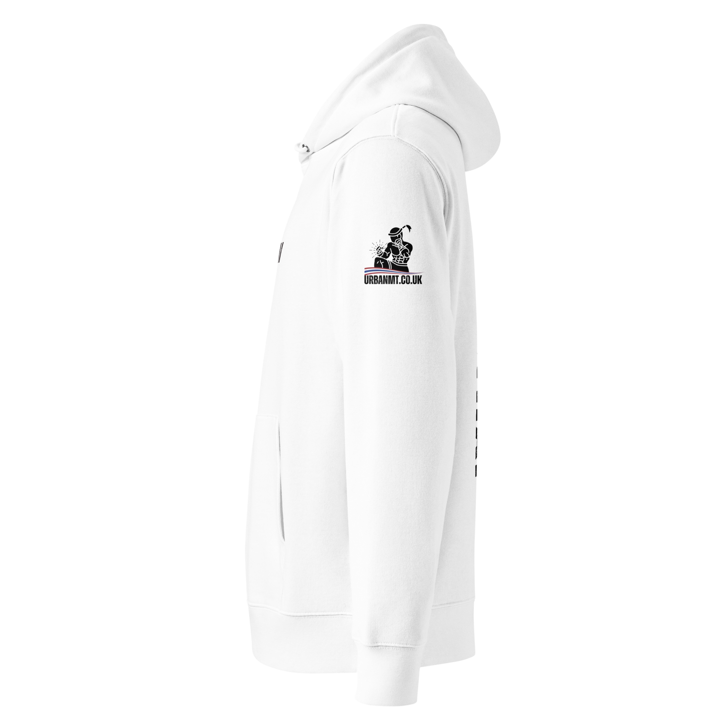 Muay Thai Premium Hoodie - White_MTUMTBV